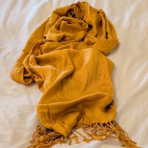 Nine West Mustard Yellow Scarf